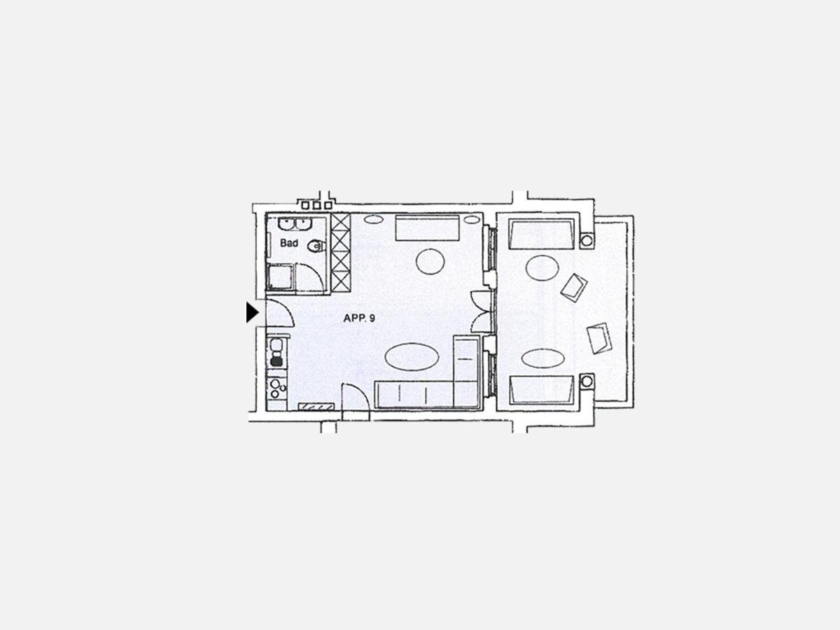 Kaiservillen Heringsdorf - 1-Raum-Appartement Mit Balkon Ik9 Ngoại thất bức ảnh